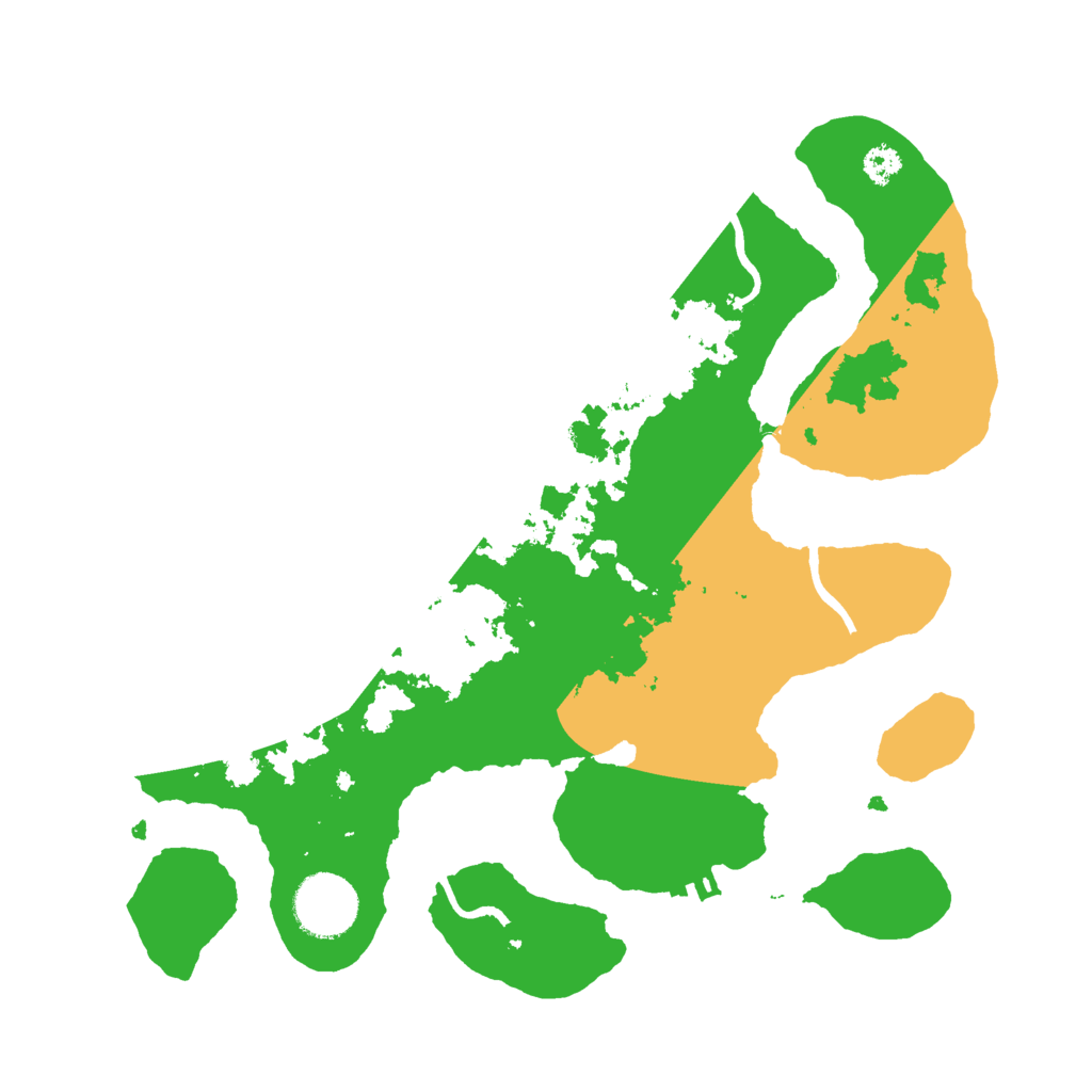 Biome Rust Map: Procedural Map, Size: 3000, Seed: 55