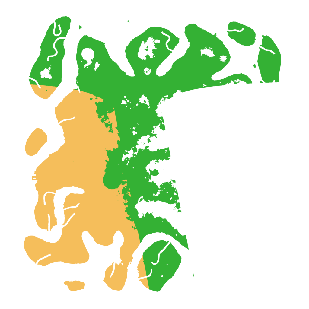 Biome Rust Map: Procedural Map, Size: 4500, Seed: 521372