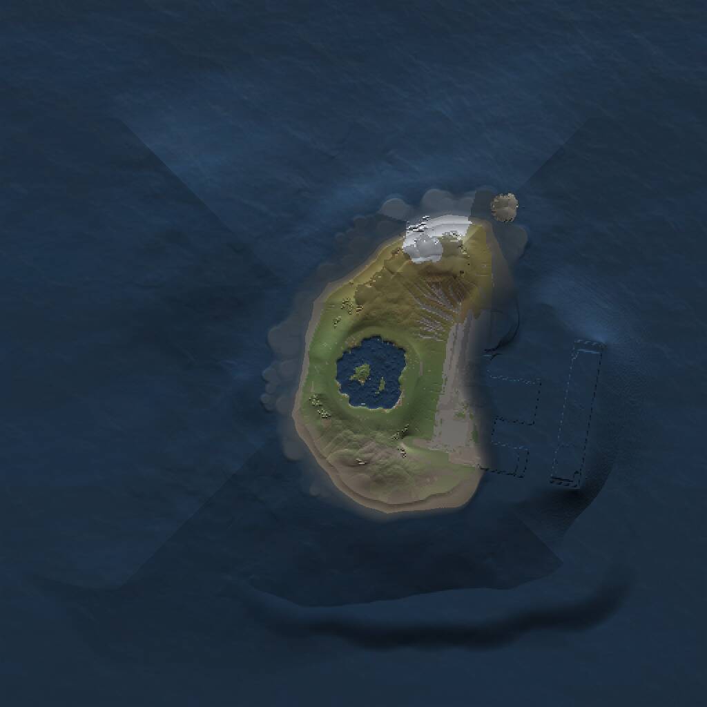 Rust Map: Procedural Map, Size: 1000, Seed: 2006020, 2 Monuments