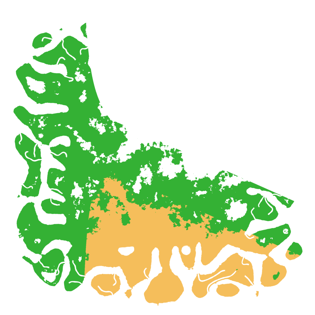 Biome Rust Map: Procedural Map, Size: 6000, Seed: 1493369