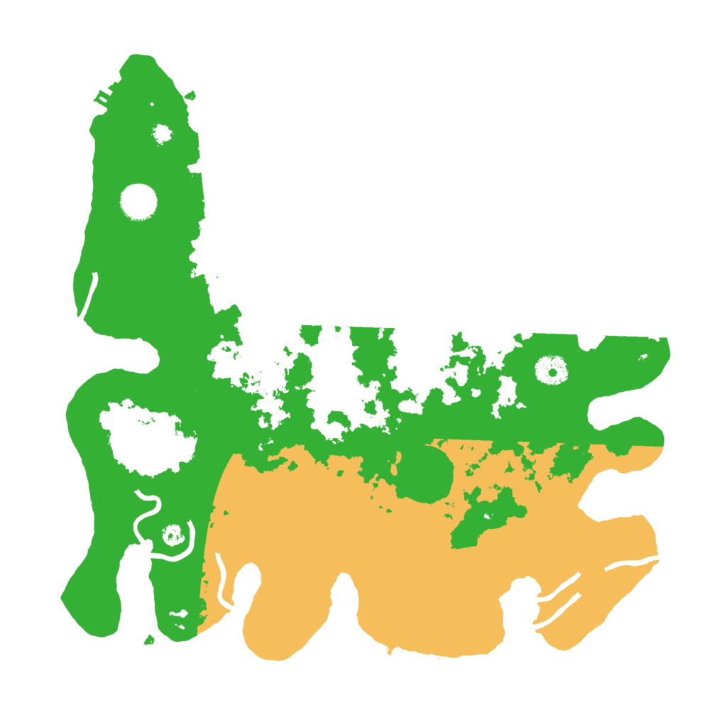 Biome Rust Map: Procedural Map, Size: 3500, Seed: 340777