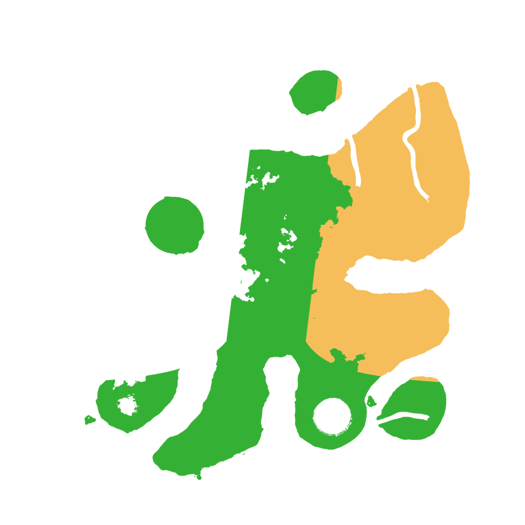 Biome Rust Map: Procedural Map, Size: 2500, Seed: 439461248