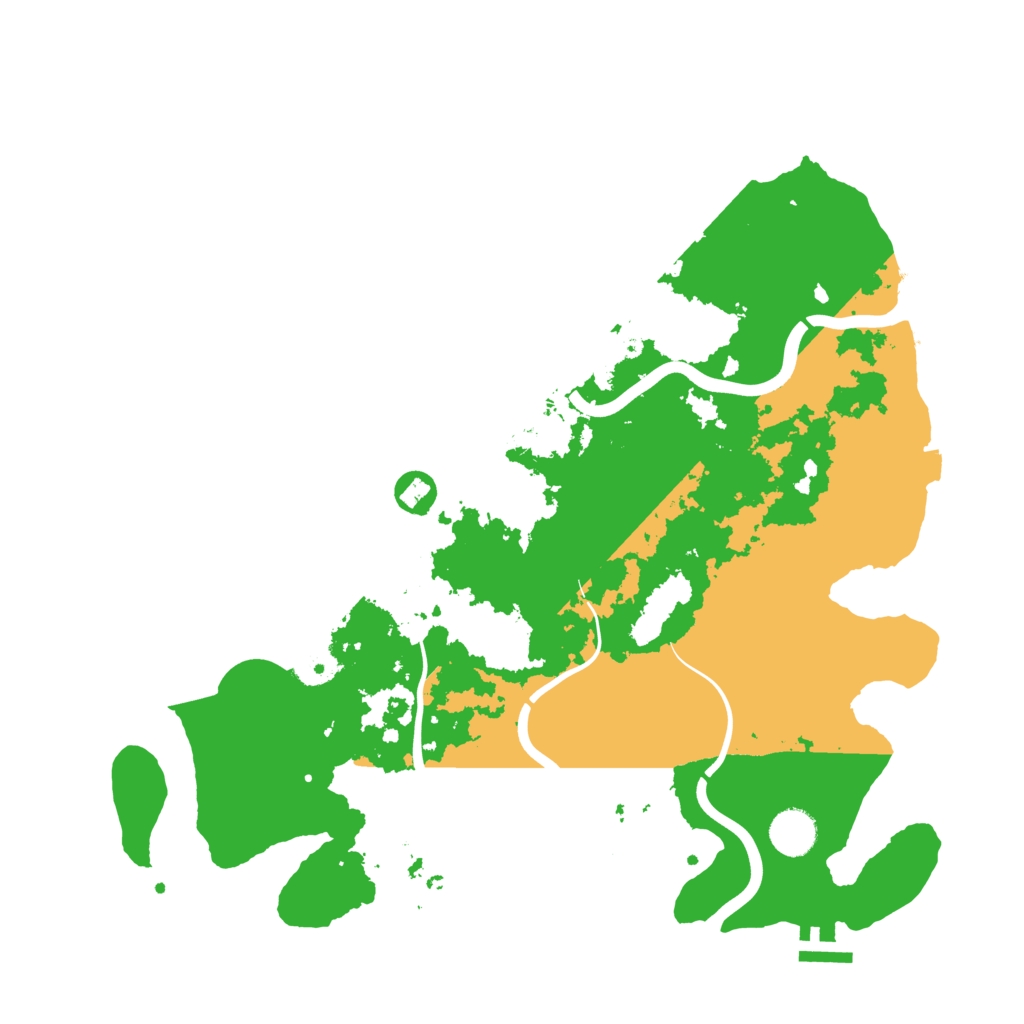 Biome Rust Map: Procedural Map, Size: 3850, Seed: 2059486216