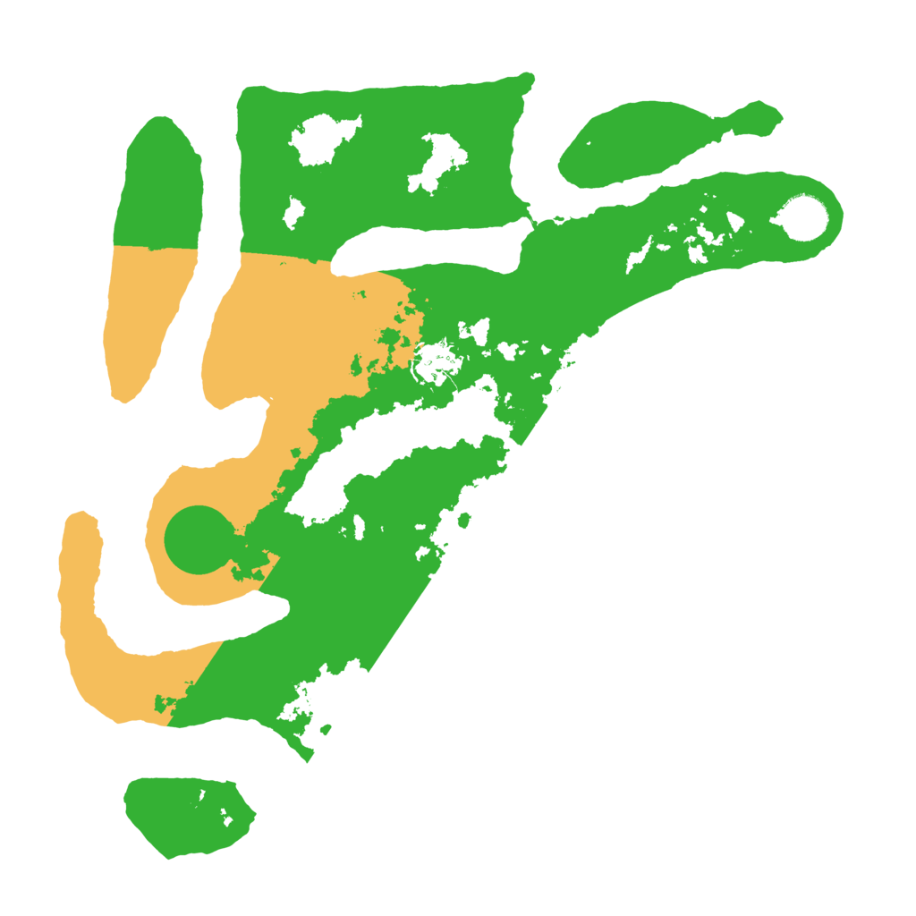 Biome Rust Map: Barren, Size: 3500, Seed: 815483727