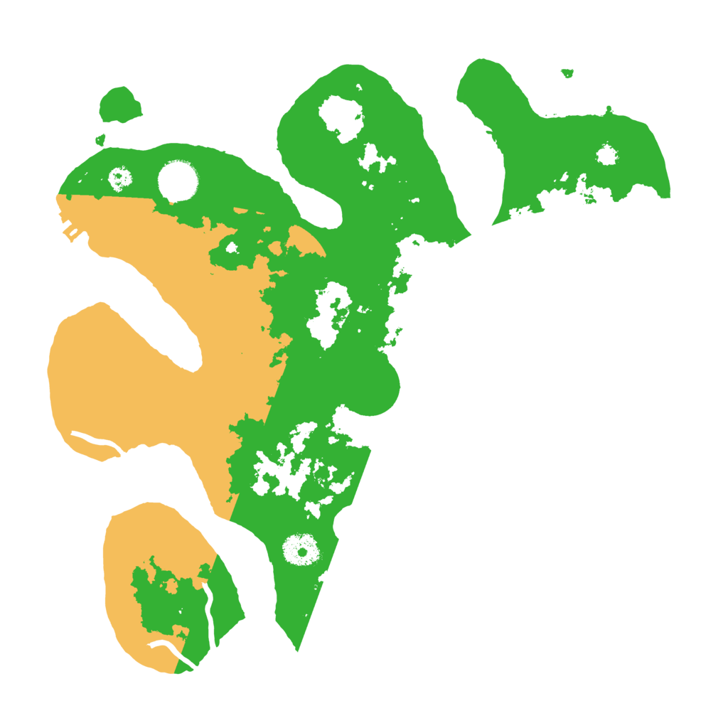 Biome Rust Map: Procedural Map, Size: 3200, Seed: 187064585