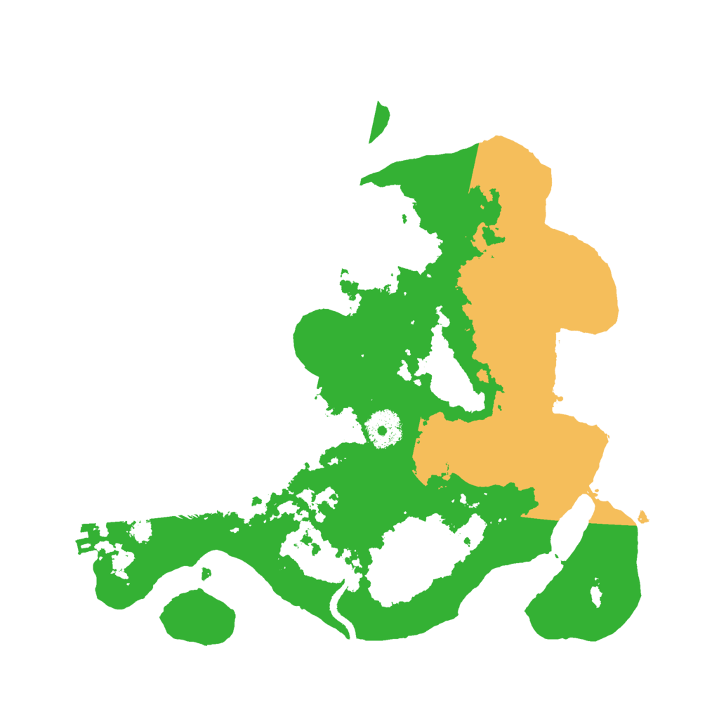 Biome Rust Map: Procedural Map, Size: 3000, Seed: 13237563