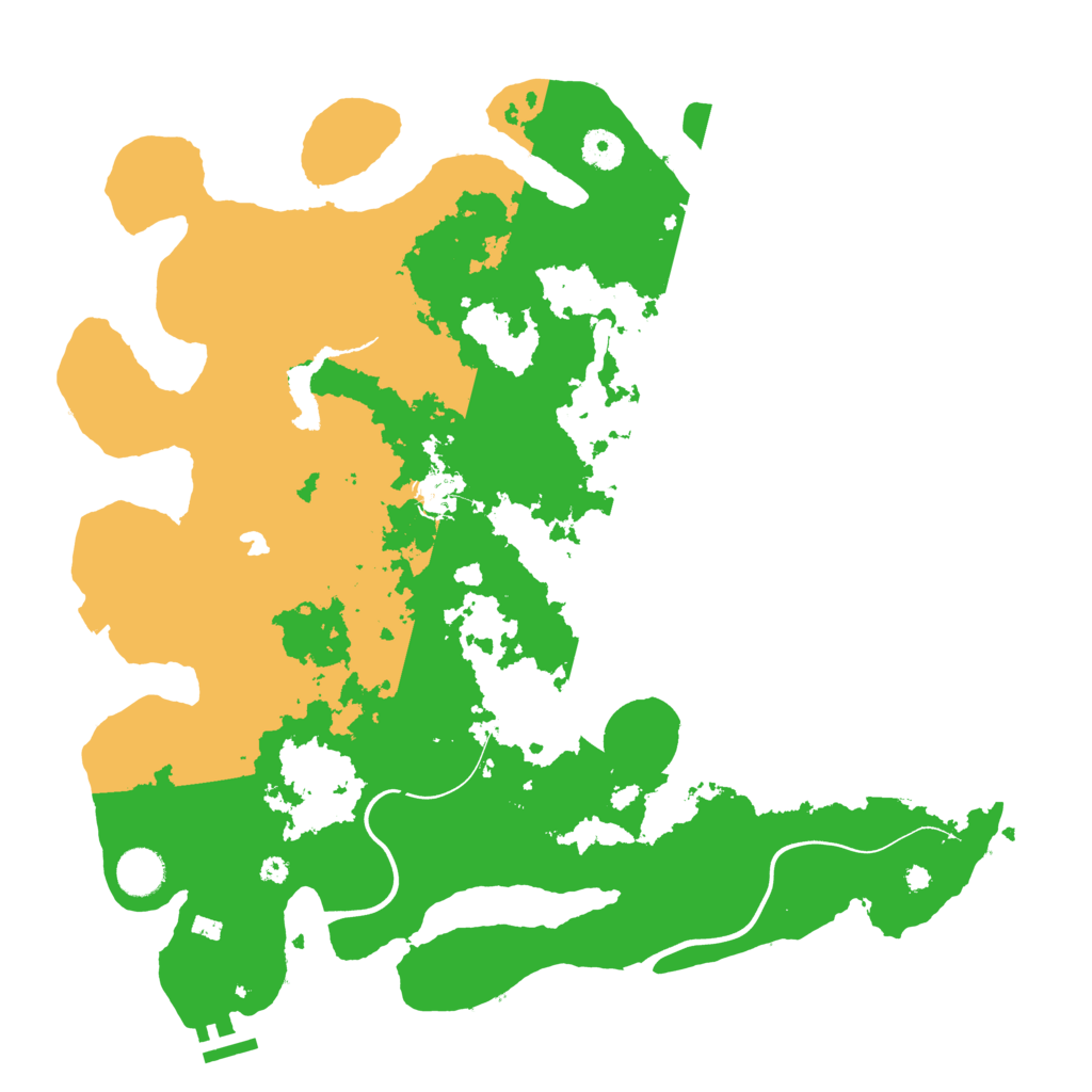 Biome Rust Map: Procedural Map, Size: 4000, Seed: 235122