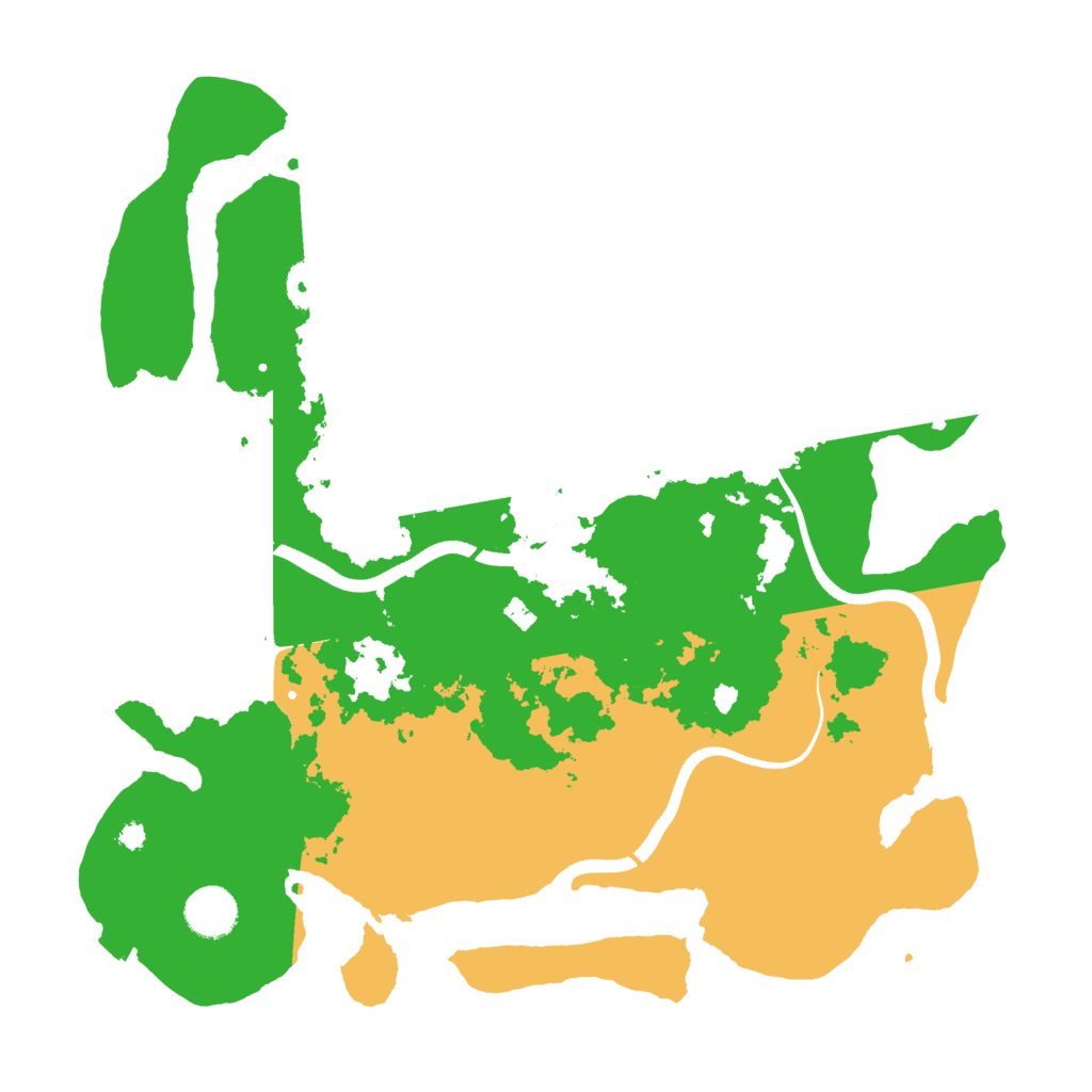 Biome Rust Map: Procedural Map, Size: 3700, Seed: 1830125729