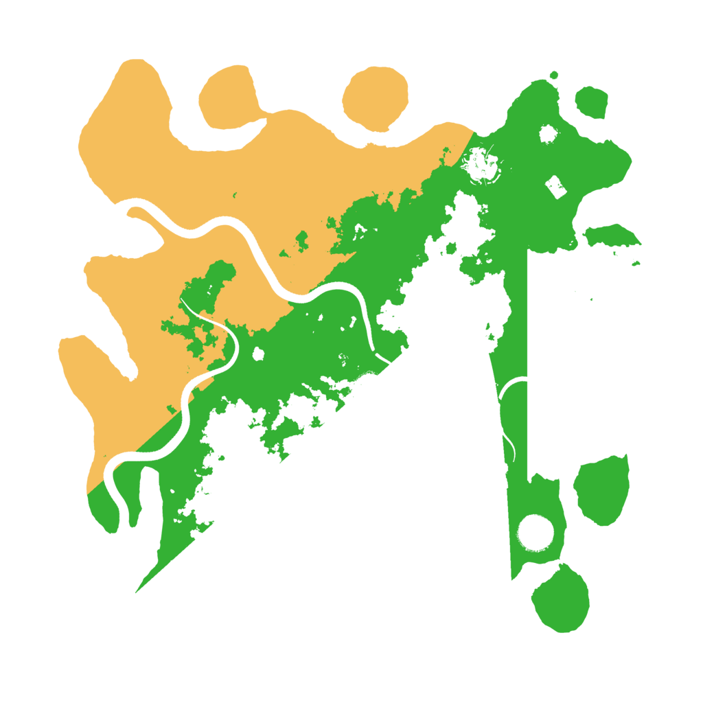 Biome Rust Map: Procedural Map, Size: 3500, Seed: 90710354