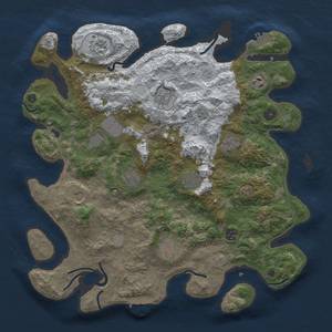 Thumbnail Rust Map: Procedural Map, Size: 4000, Seed: 2040, 20 Monuments