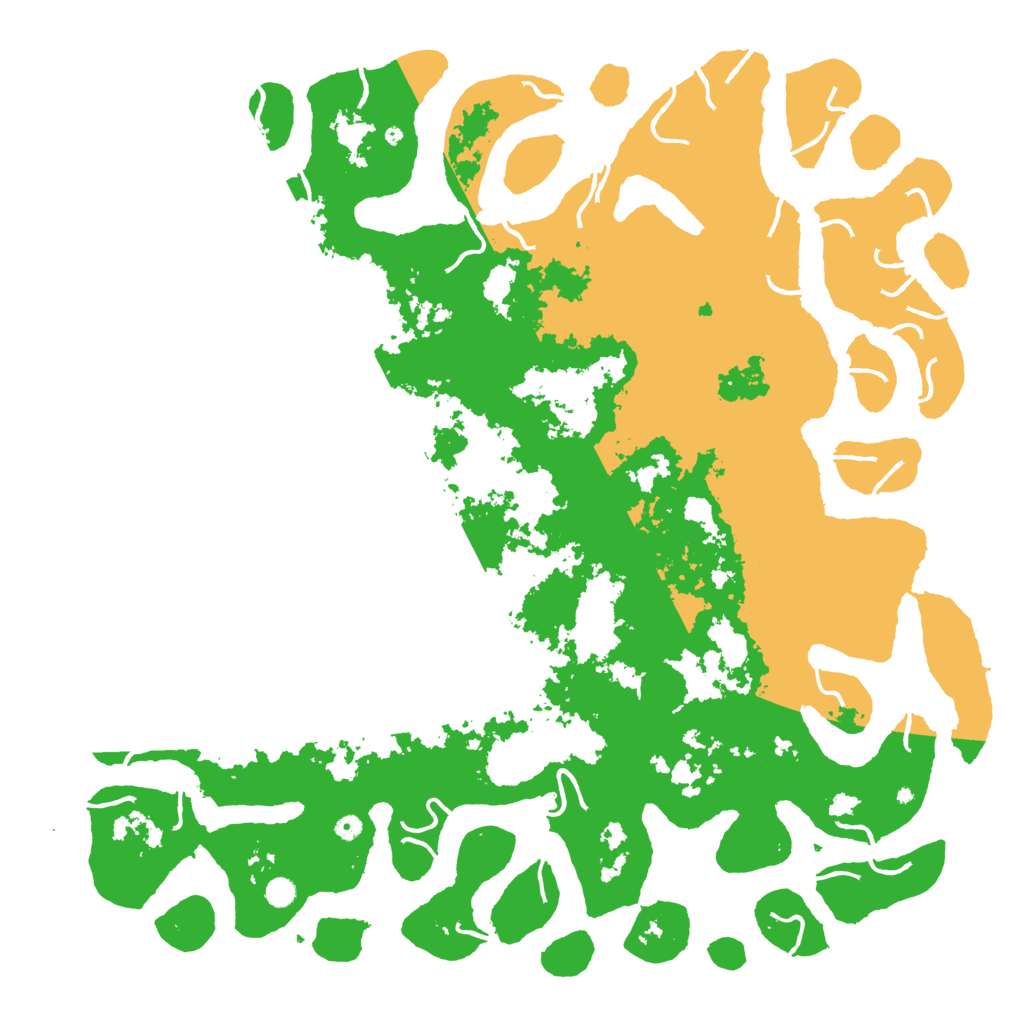 Biome Rust Map: Procedural Map, Size: 6000, Seed: 2623