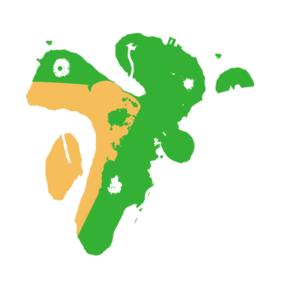 Biome Rust Map: Procedural Map, Size: 2600, Seed: 966