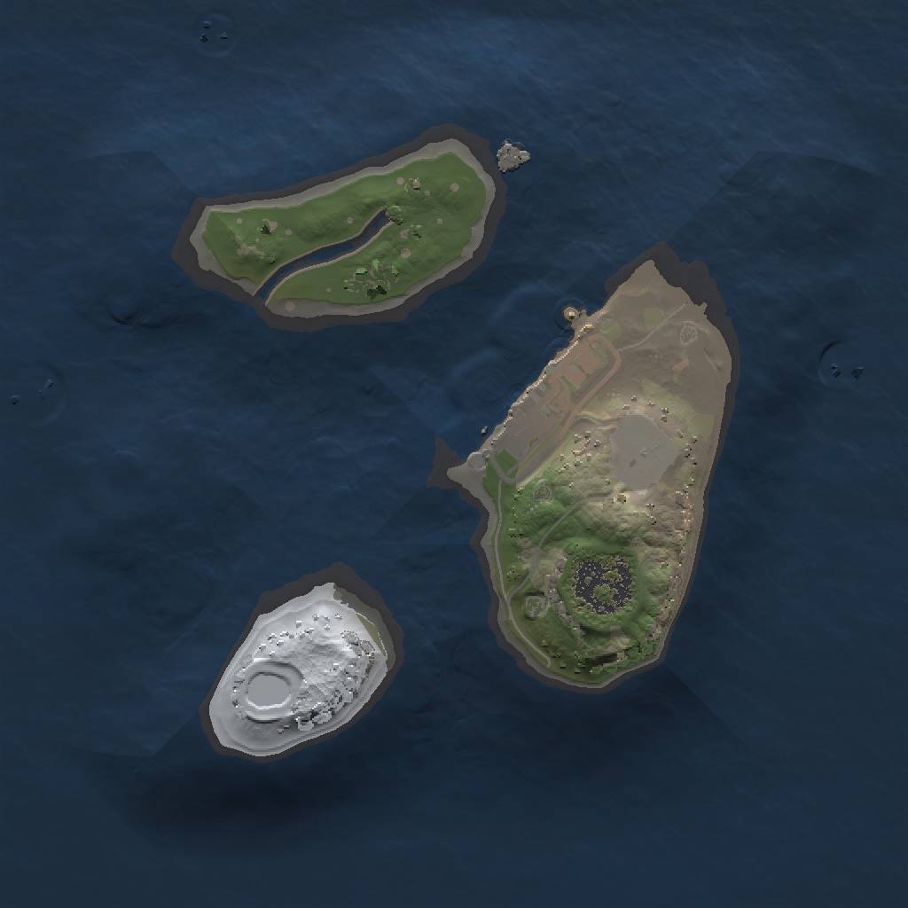 Rust Map: Procedural Map, Size: 1500, Seed: 20200, 5 Monuments