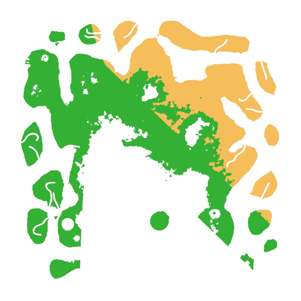 Biome Rust Map: Procedural Map, Size: 4300, Seed: 2844275