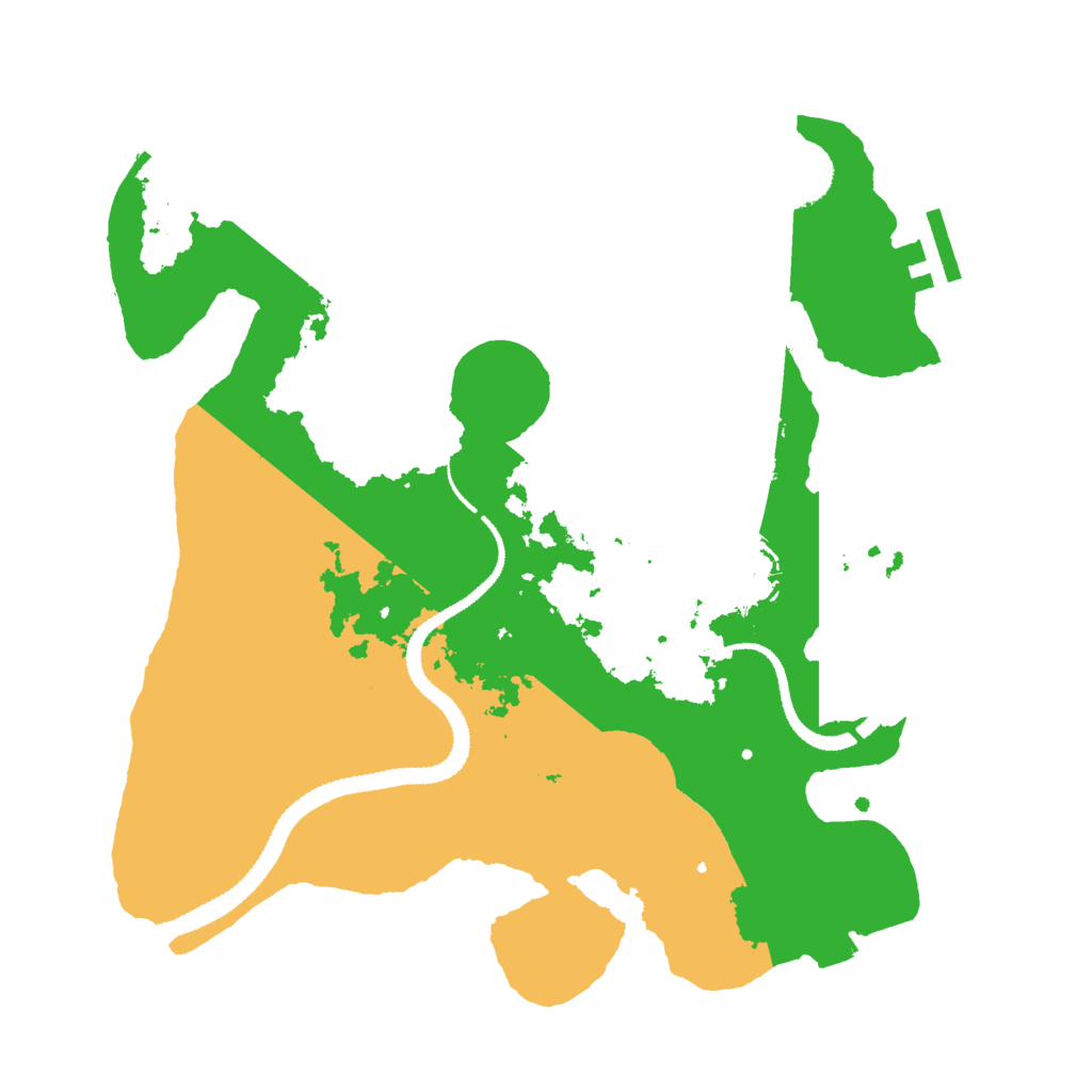 Biome Rust Map: Procedural Map, Size: 3000, Seed: 156616039