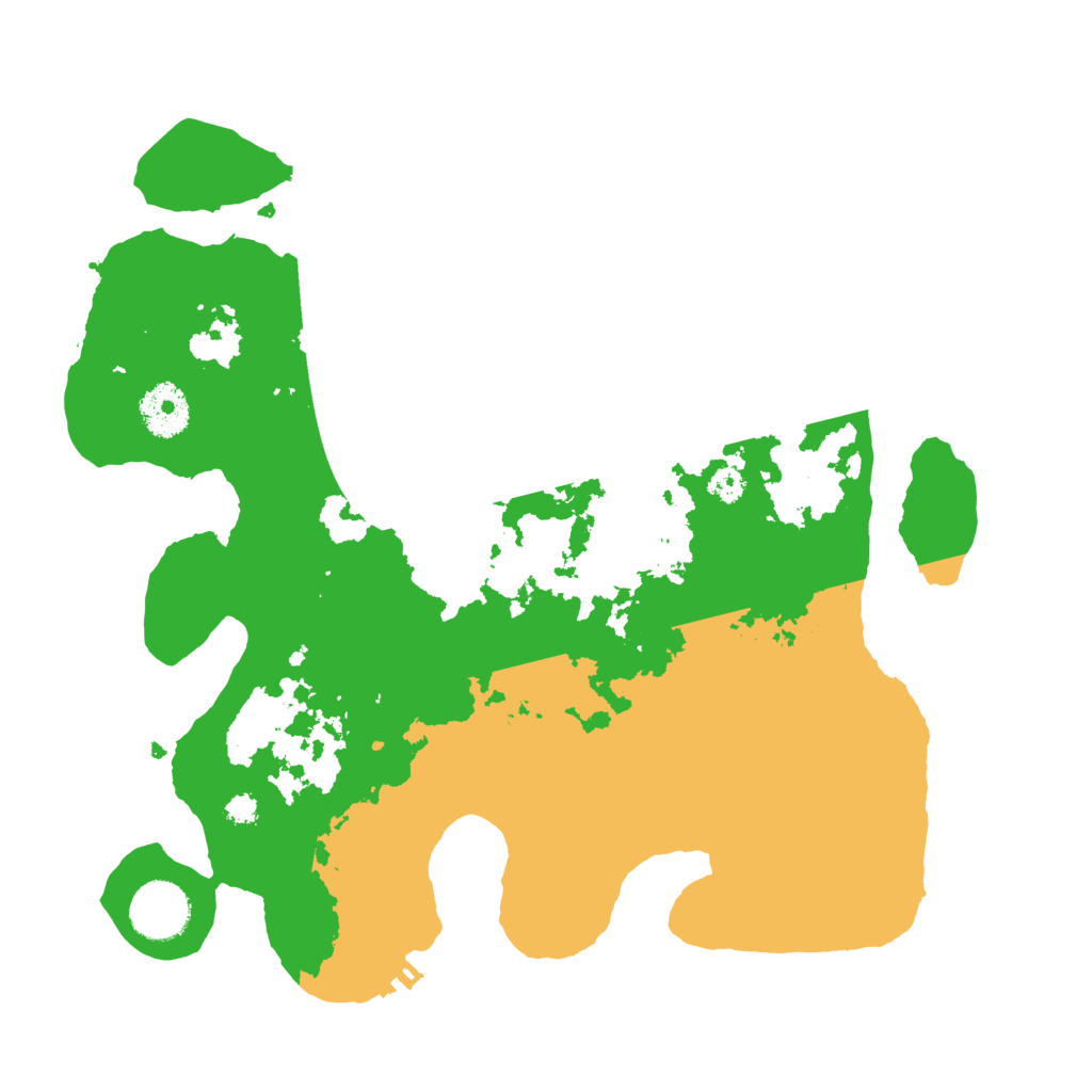 Biome Rust Map: Procedural Map, Size: 3234, Seed: 1