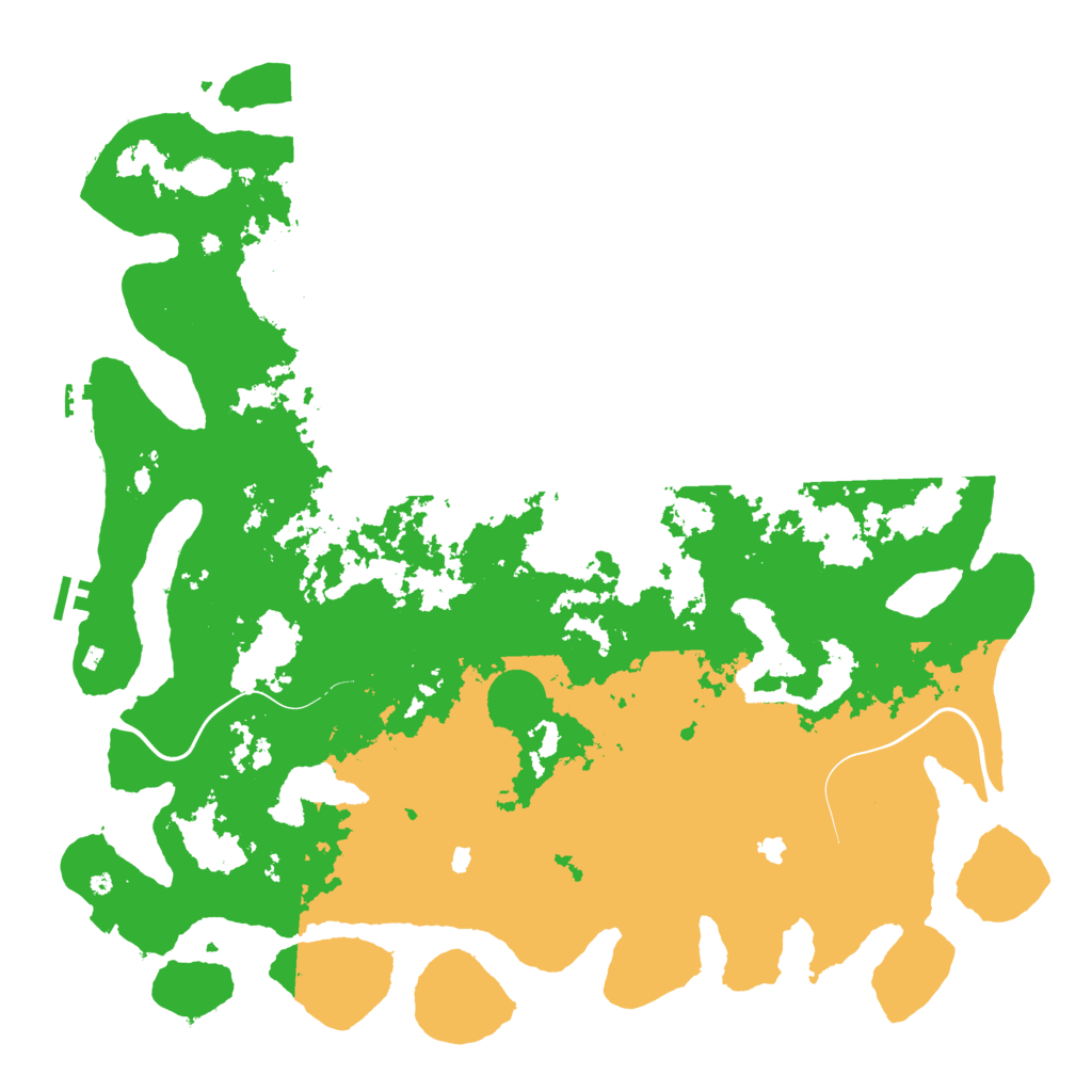 Biome Rust Map: Procedural Map, Size: 5000, Seed: 1707582069