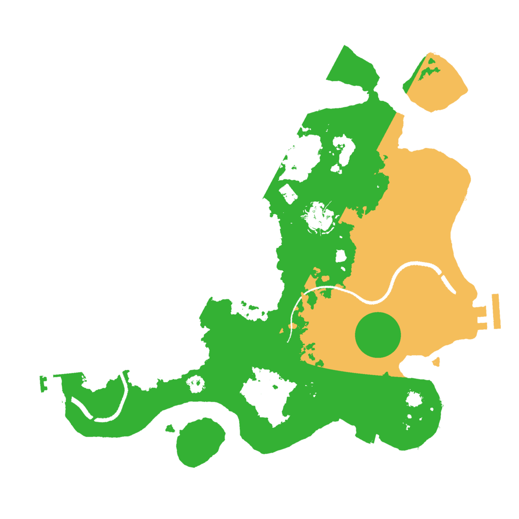 Biome Rust Map: Procedural Map, Size: 3000, Seed: 138275
