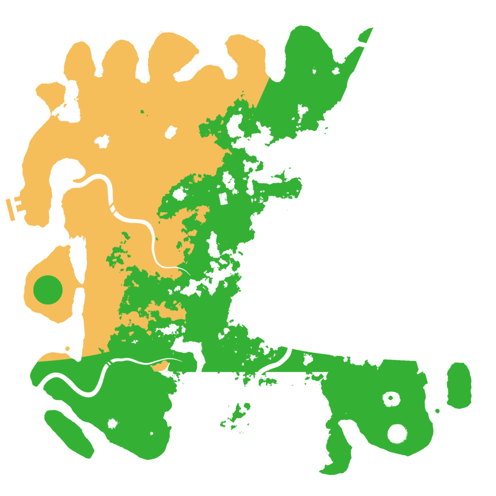 Biome Rust Map: Procedural Map, Size: 4500, Seed: 5034126