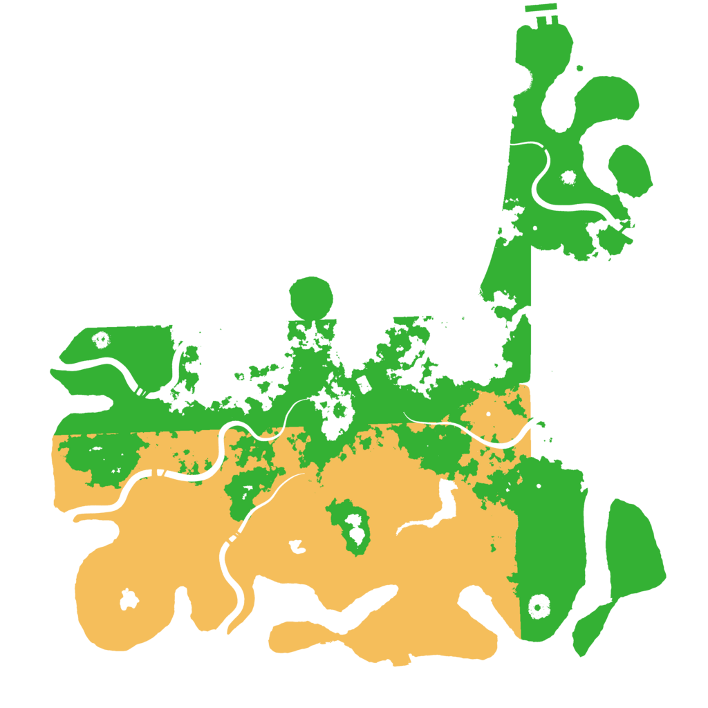 Biome Rust Map: Procedural Map, Size: 4500, Seed: 1837889