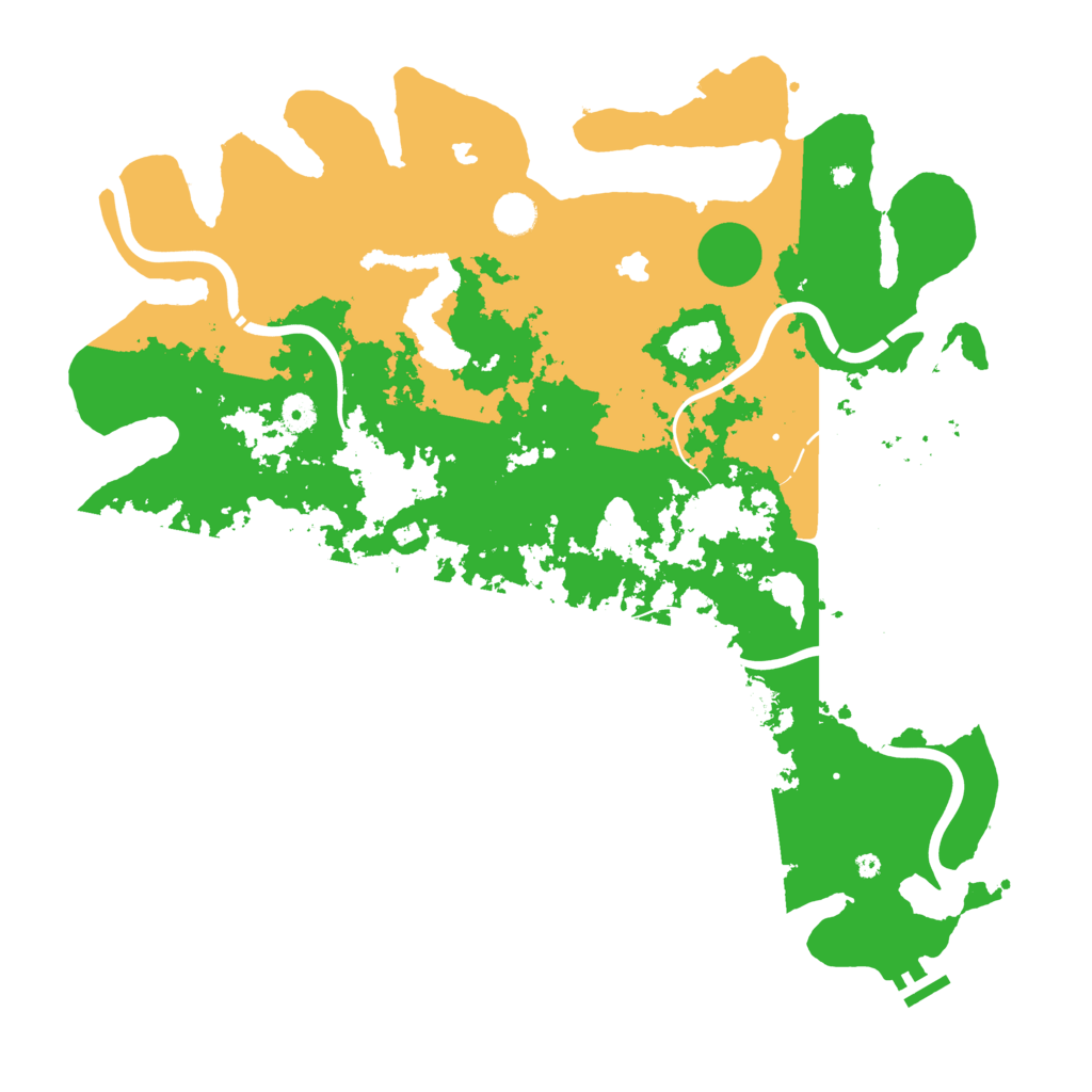 Biome Rust Map: Procedural Map, Size: 4500, Seed: 5784745