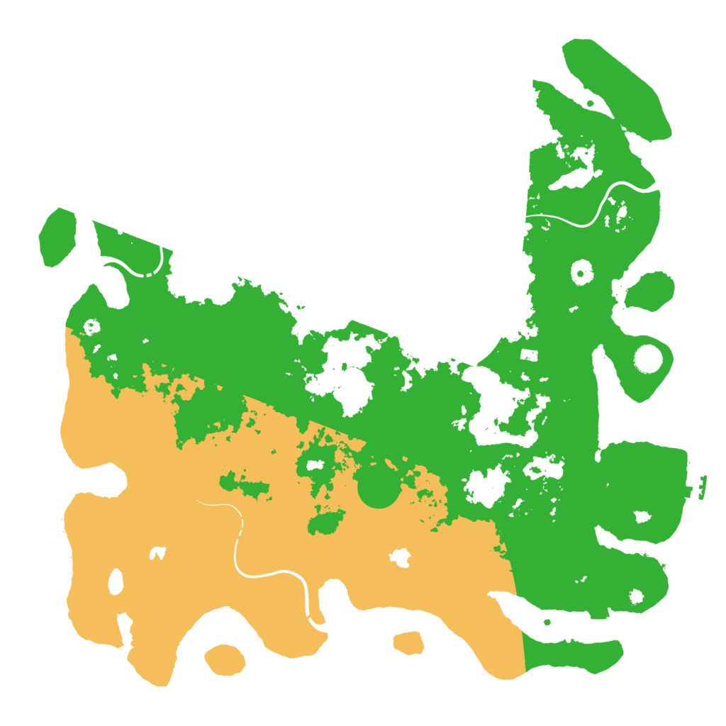 Biome Rust Map: Procedural Map, Size: 4500, Seed: 1823097