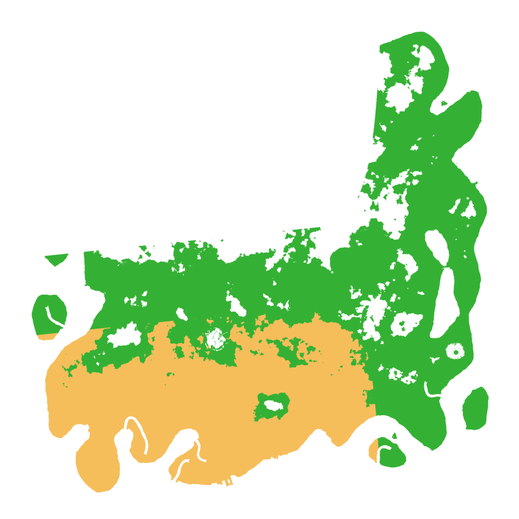 Biome Rust Map: Procedural Map, Size: 4500, Seed: 3556138