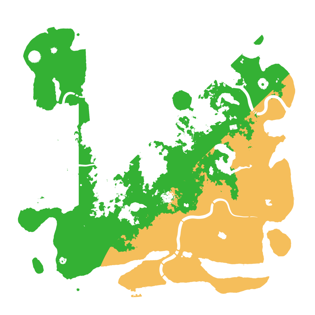 Biome Rust Map: Procedural Map, Size: 4500, Seed: 4801763