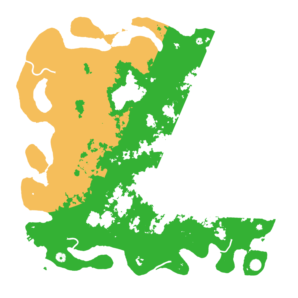 Biome Rust Map: Procedural Map, Size: 4500, Seed: 2020777