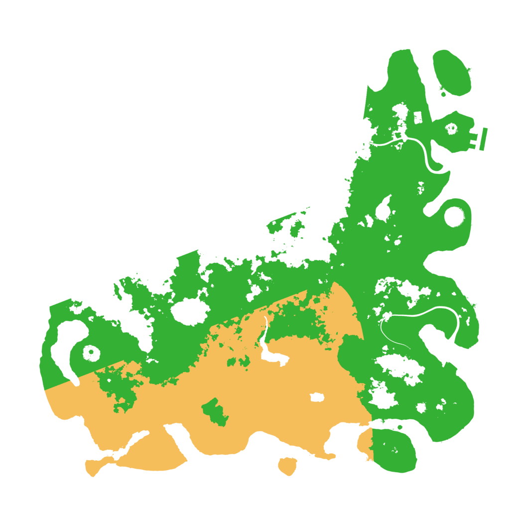 Biome Rust Map: Procedural Map, Size: 4500, Seed: 5557072