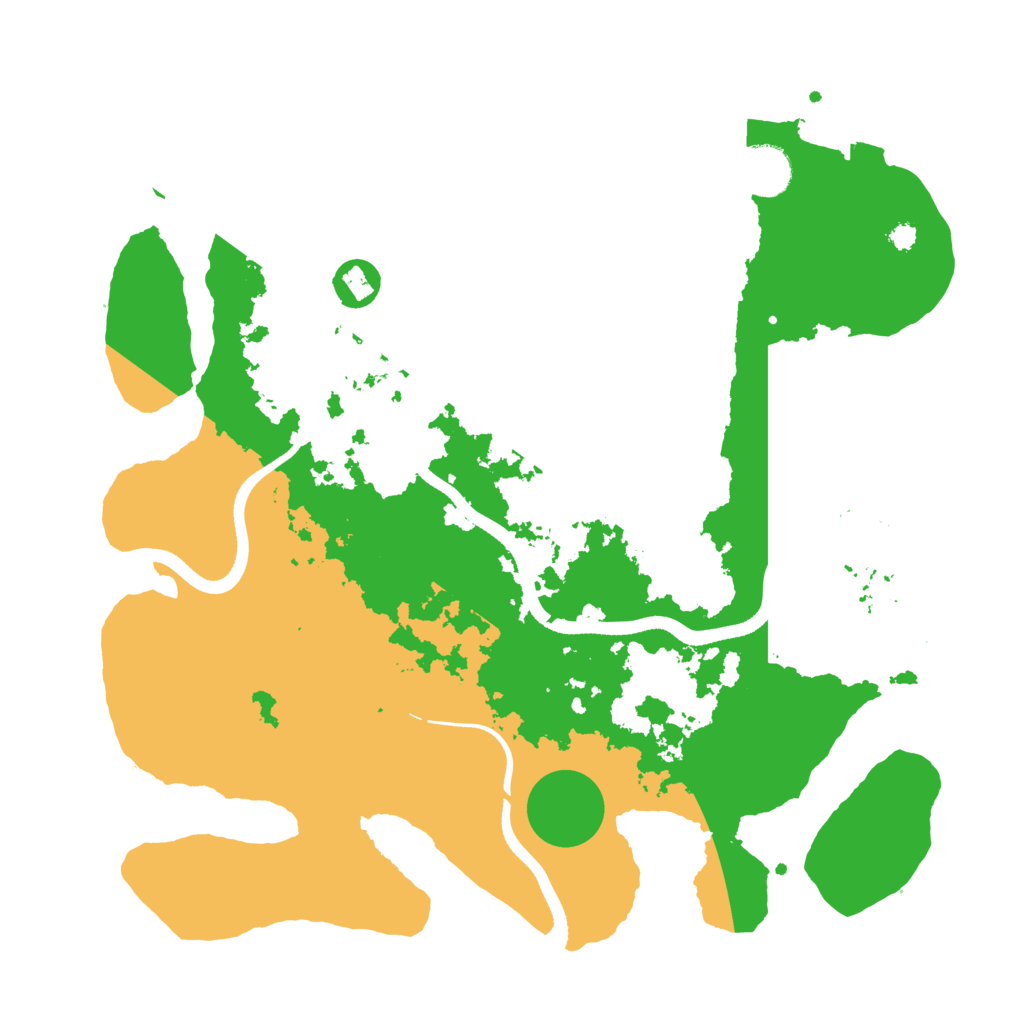 Biome Rust Map: Procedural Map, Size: 3500, Seed: 1550295359