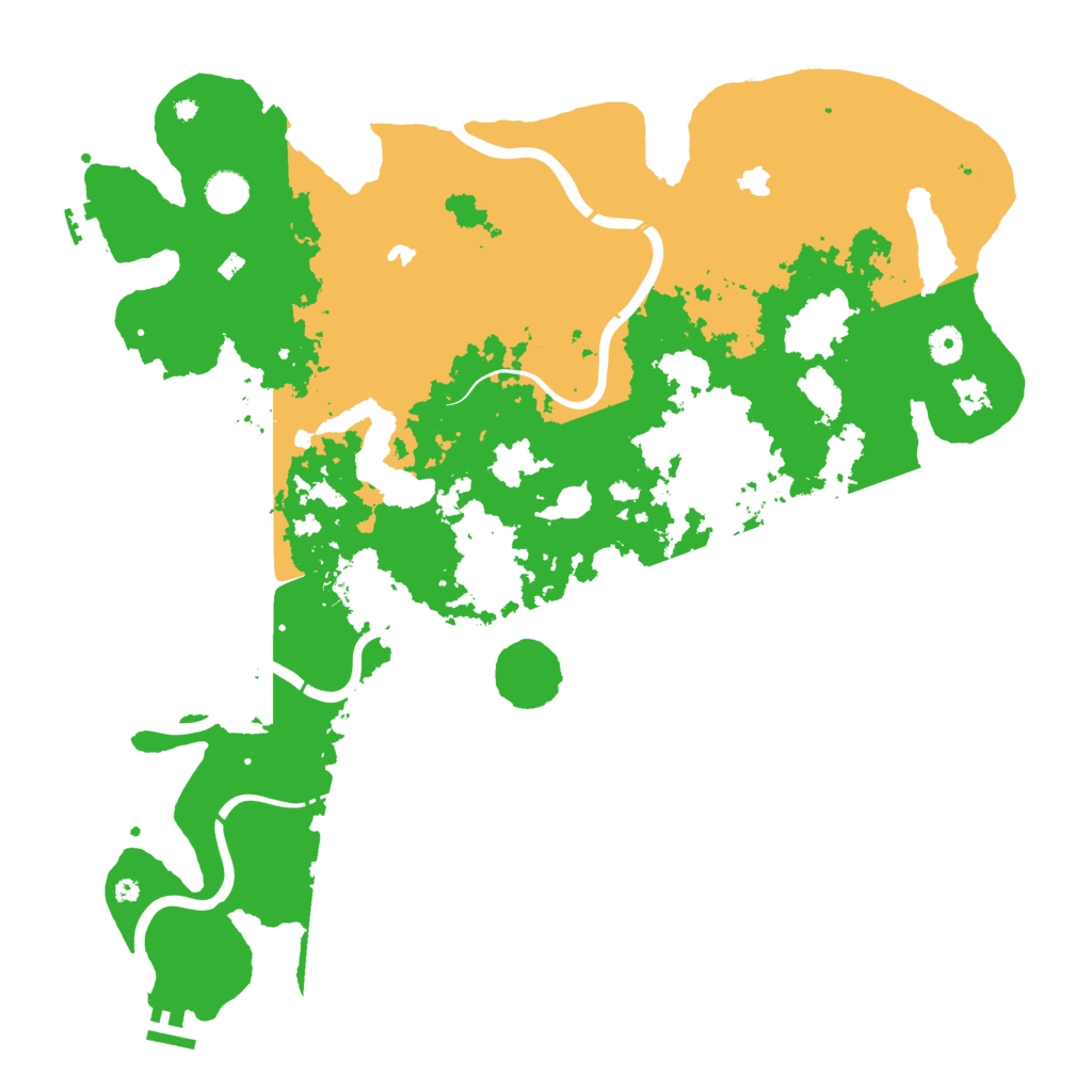 Biome Rust Map: Procedural Map, Size: 4500, Seed: 83126