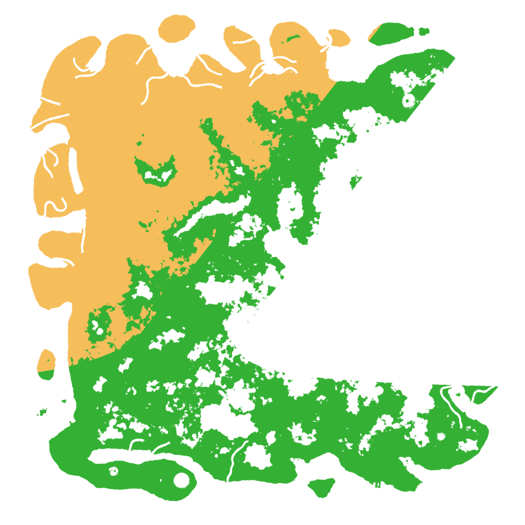 Biome Rust Map: Procedural Map, Size: 6000, Seed: 1217191784