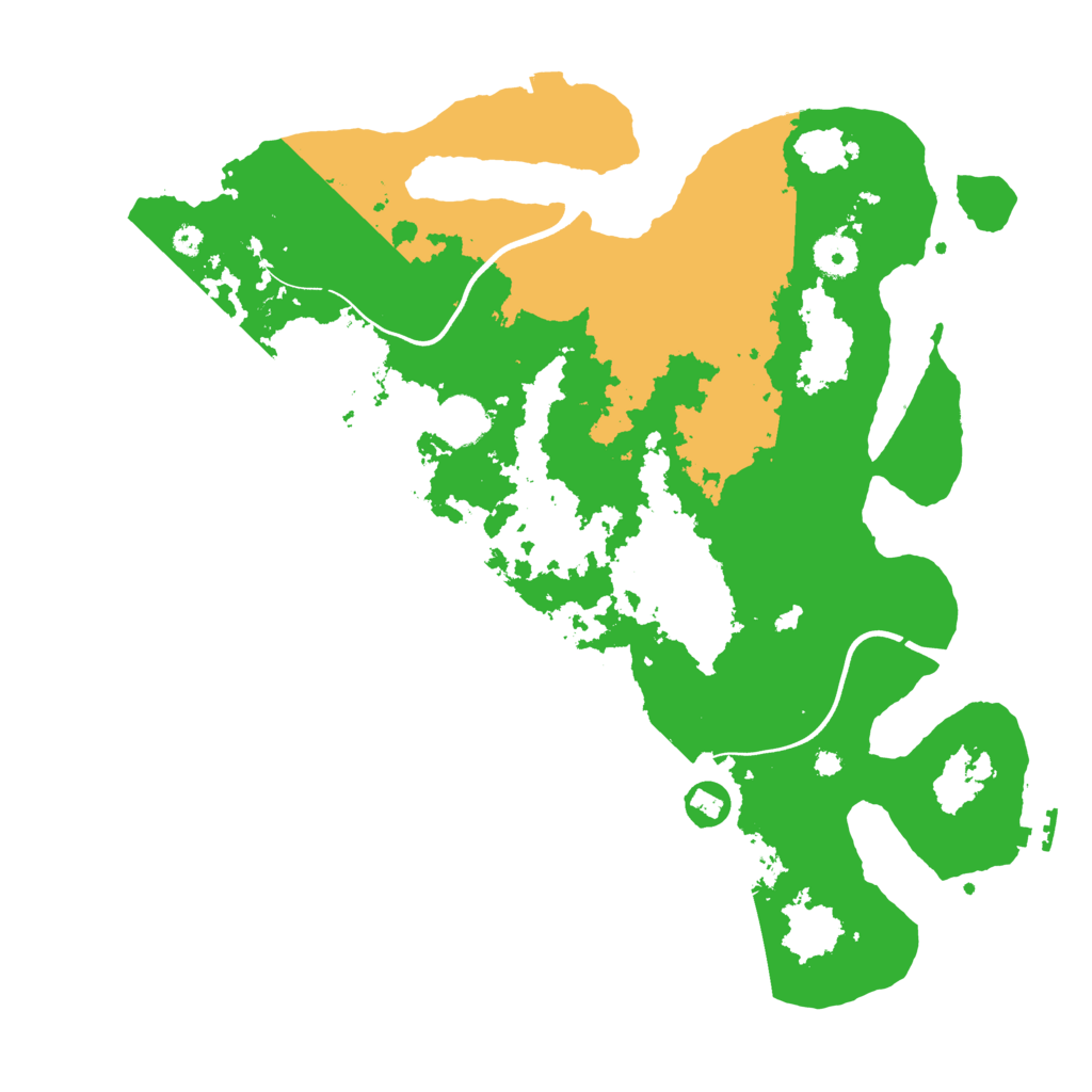 Biome Rust Map: Procedural Map, Size: 3800, Seed: 101