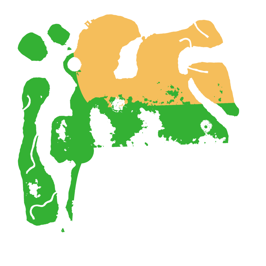Biome Rust Map: Procedural Map, Size: 3500, Seed: 1356825316