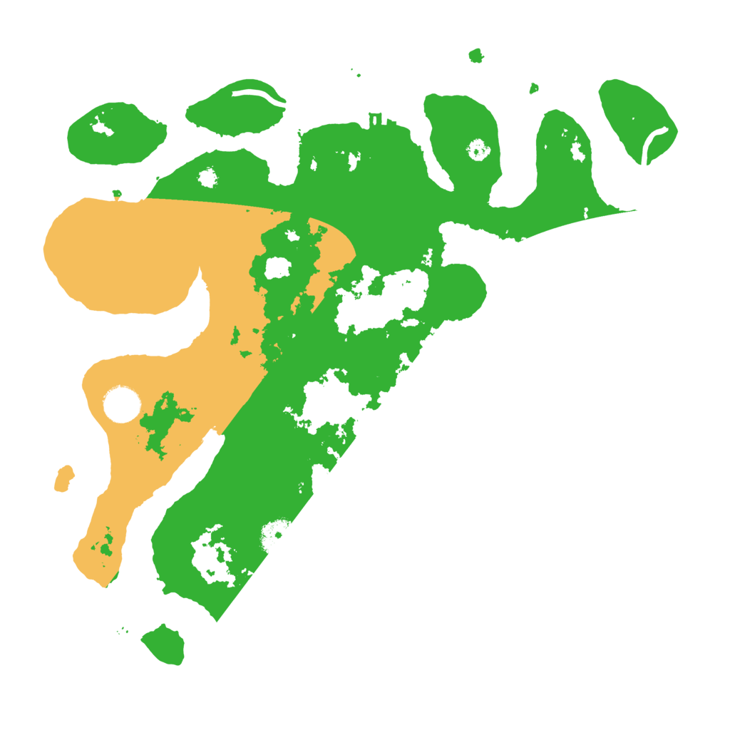 Biome Rust Map: Procedural Map, Size: 3500, Seed: 661618042