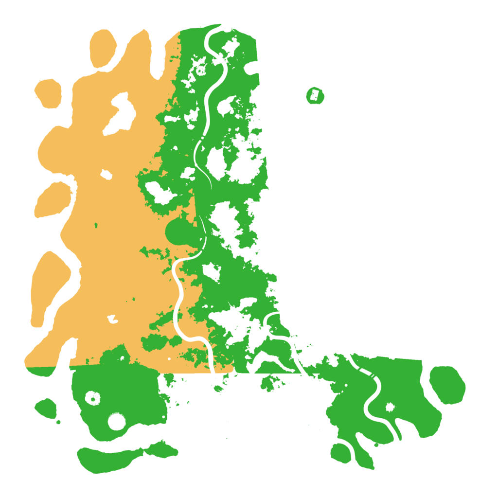 Biome Rust Map: Procedural Map, Size: 5000, Seed: 943507889