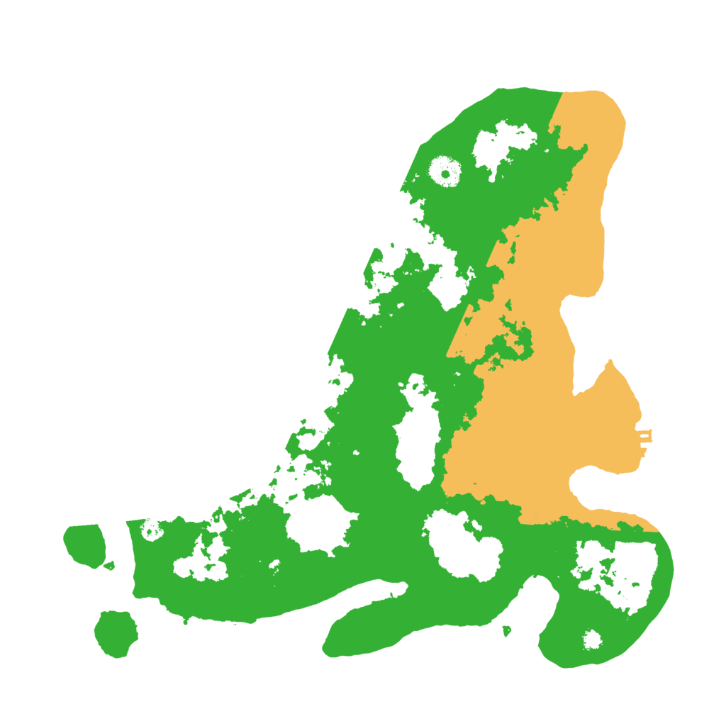 Biome Rust Map: Procedural Map, Size: 3500, Seed: 521080911