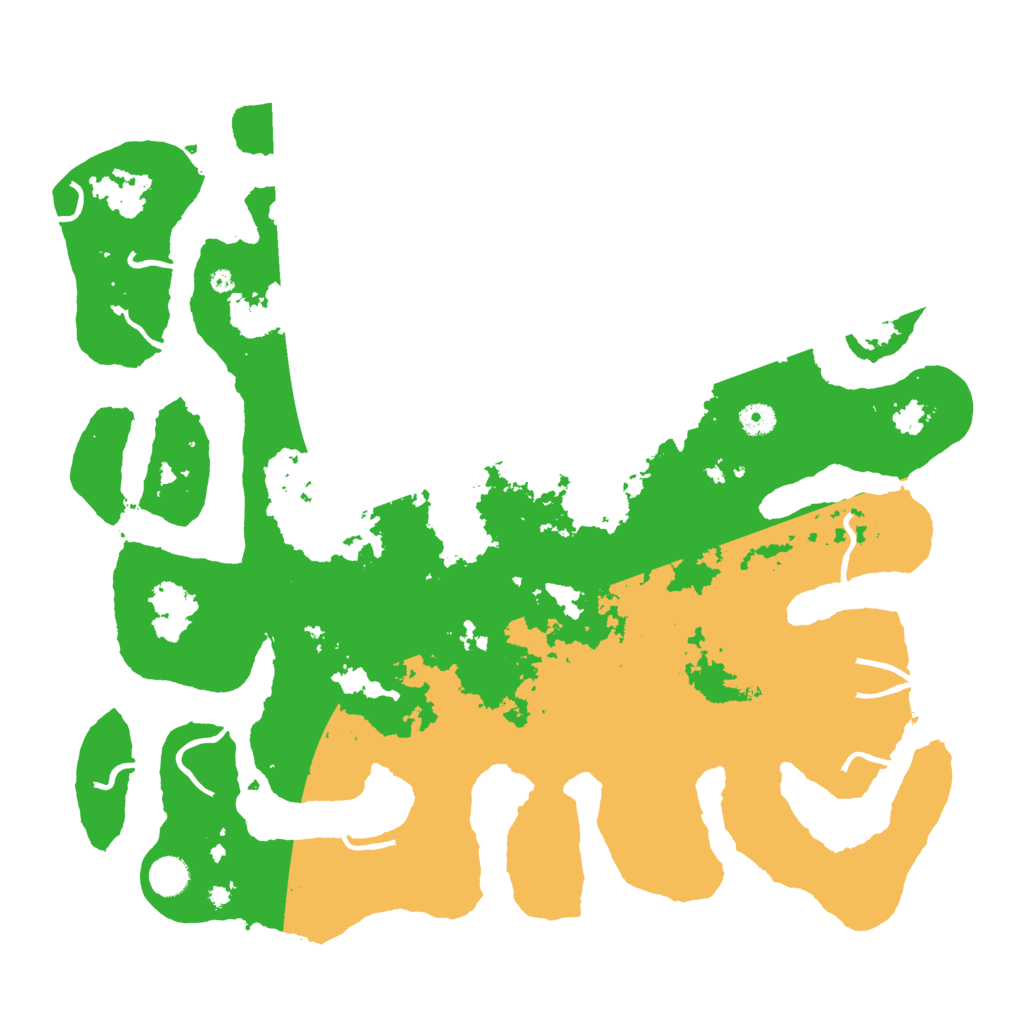 Biome Rust Map: Procedural Map, Size: 4500, Seed: 743775352