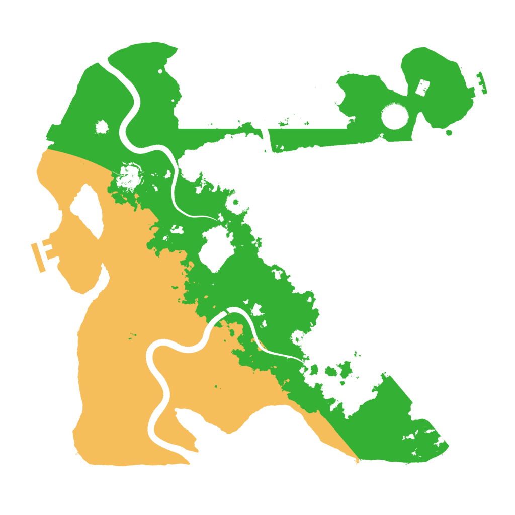 Biome Rust Map: Procedural Map, Size: 3500, Seed: 5885510