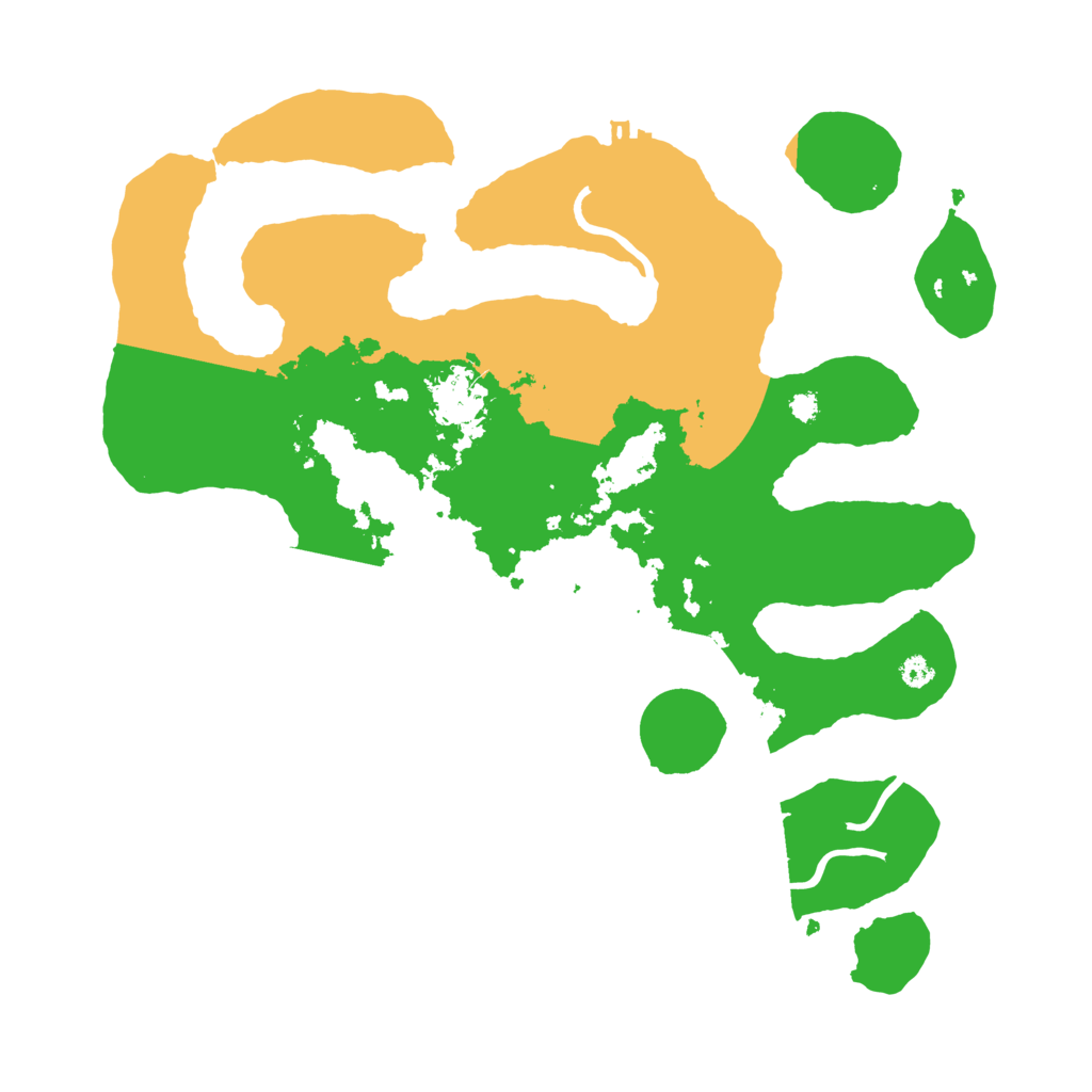 Biome Rust Map: Procedural Map, Size: 3500, Seed: 718964328