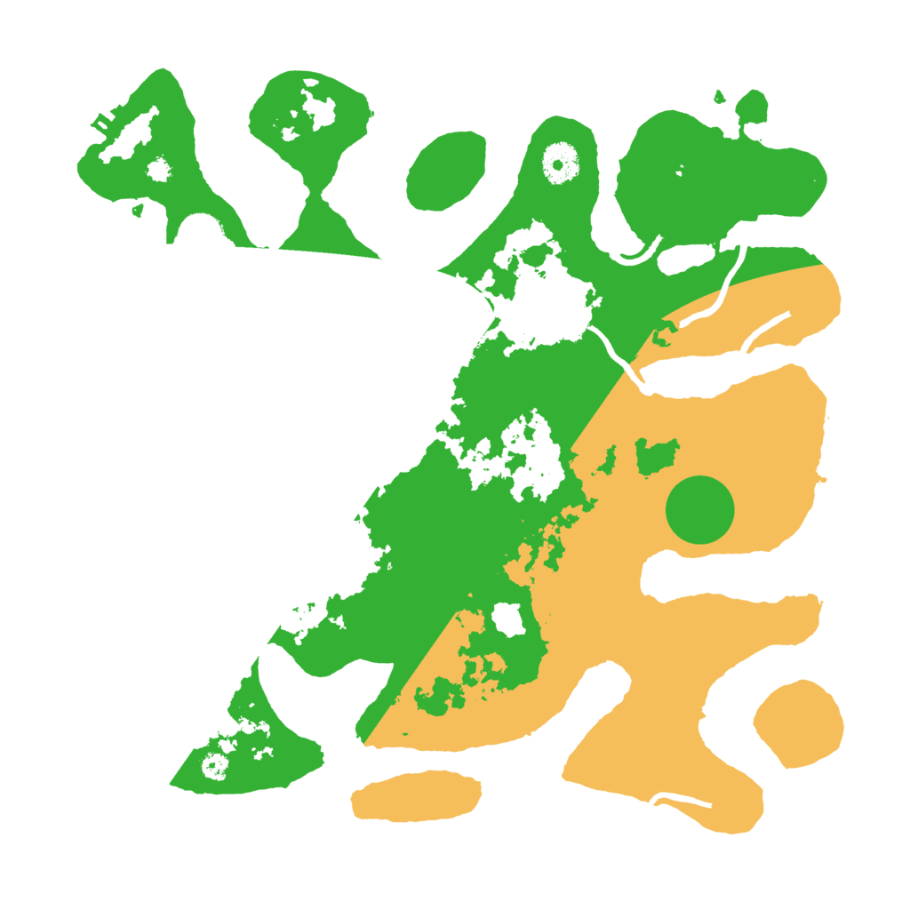 Biome Rust Map: Procedural Map, Size: 3500, Seed: 63123