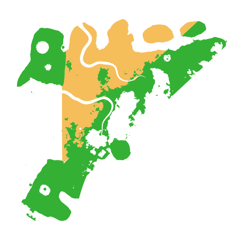 Biome Rust Map: Procedural Map, Size: 3500, Seed: 251874922