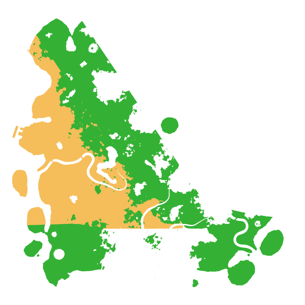 Biome Rust Map: Procedural Map, Size: 5000, Seed: 1803118408