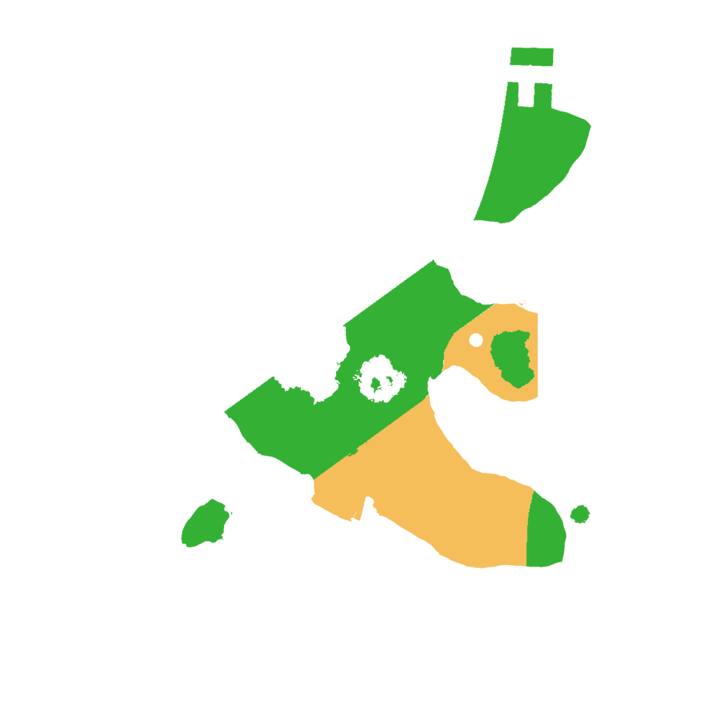 Biome Rust Map: Procedural Map, Size: 1600, Seed: 658