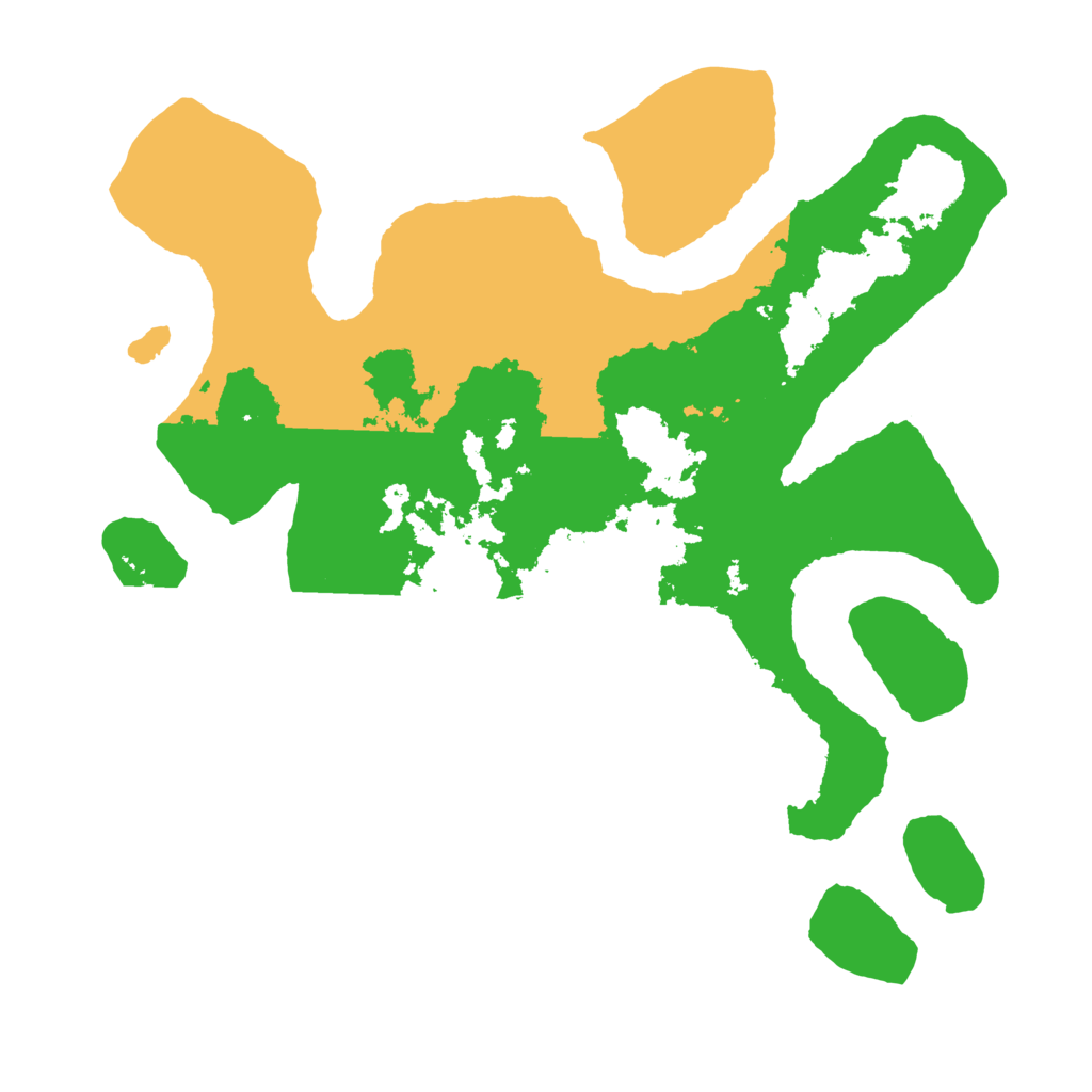 Biome Rust Map: Barren, Size: 3500, Seed: 67410294