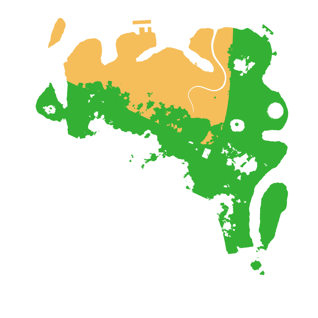 Biome Rust Map: Procedural Map, Size: 3500, Seed: 112114252