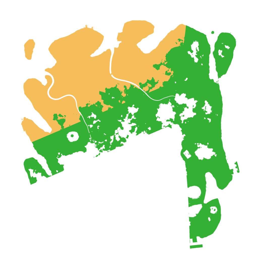 Biome Rust Map: Procedural Map, Size: 3500, Seed: 6145082