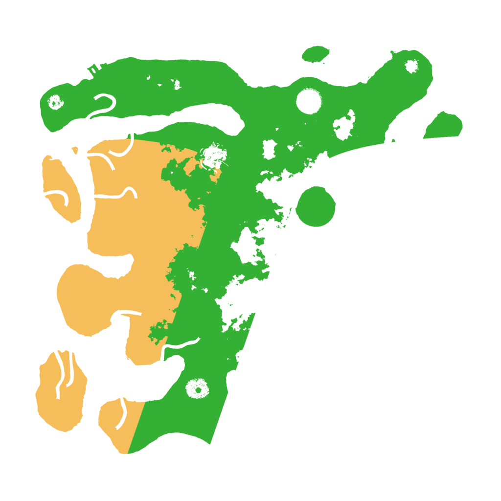 Biome Rust Map: Procedural Map, Size: 3500, Seed: 4206969