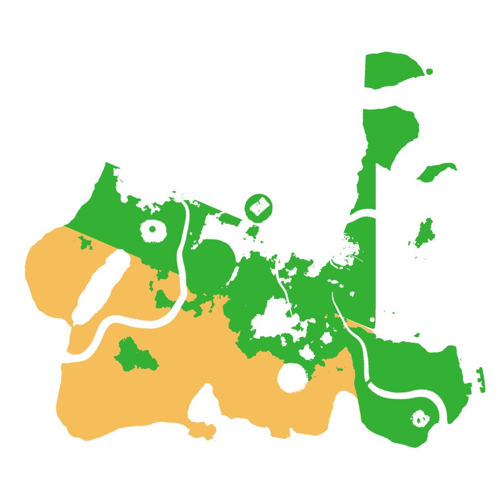 Biome Rust Map: Procedural Map, Size: 3000, Seed: 813042781